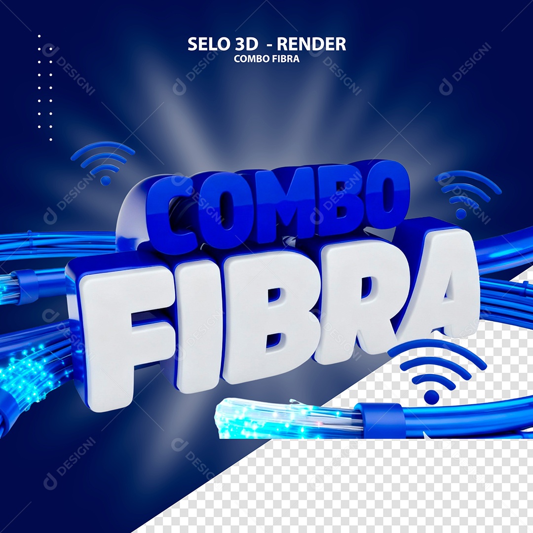 Combo Fibra Selo 3D para Composição PSD