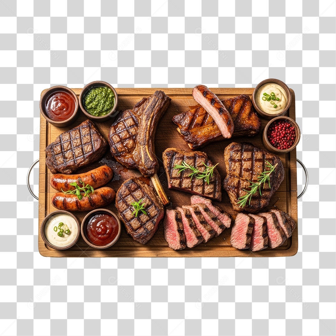 Carne Churrasco PNG Transparente