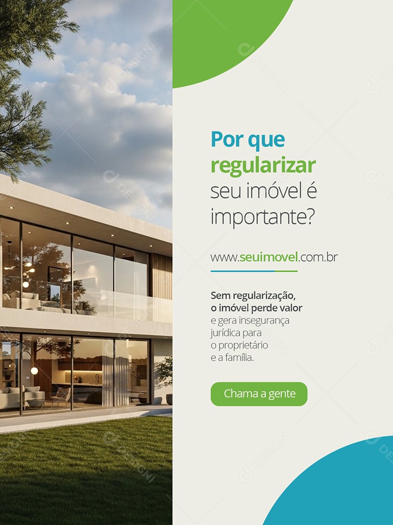 Regularização Imóvel Por Que Regularizar Seu Imóvel é Importante Social Media PSD Editável