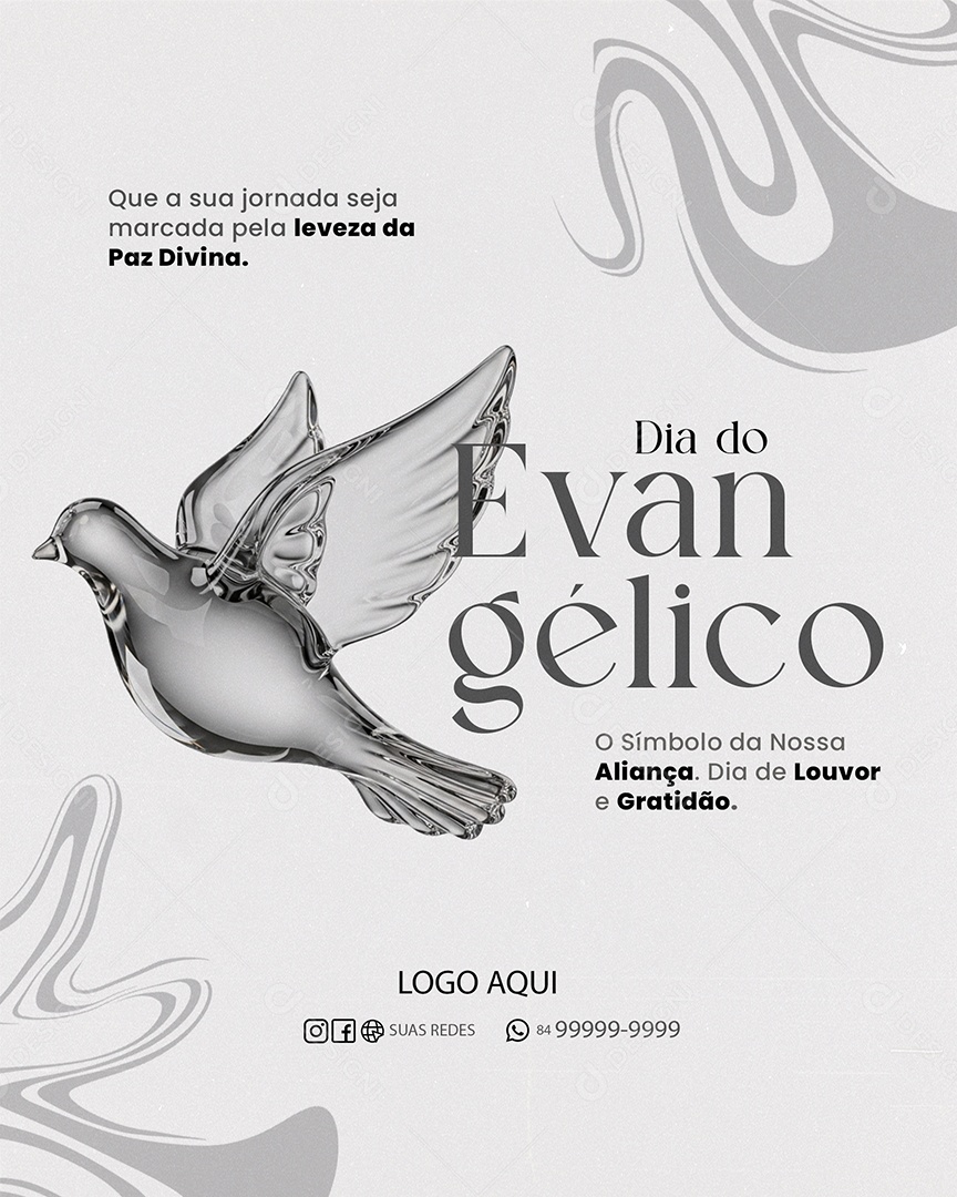 Dia do Evangélico 30 de Novembro Social Media PSD Editável