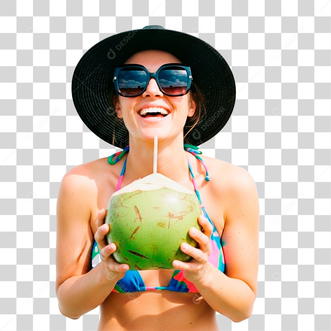 Mulher de Biquíni PNG Transparente