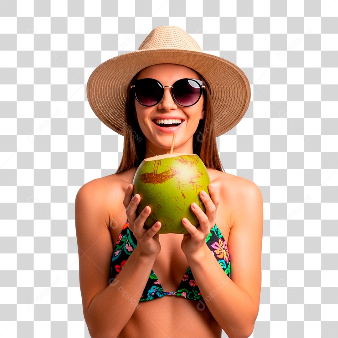 Mulher de Biquíni PNG Transparente