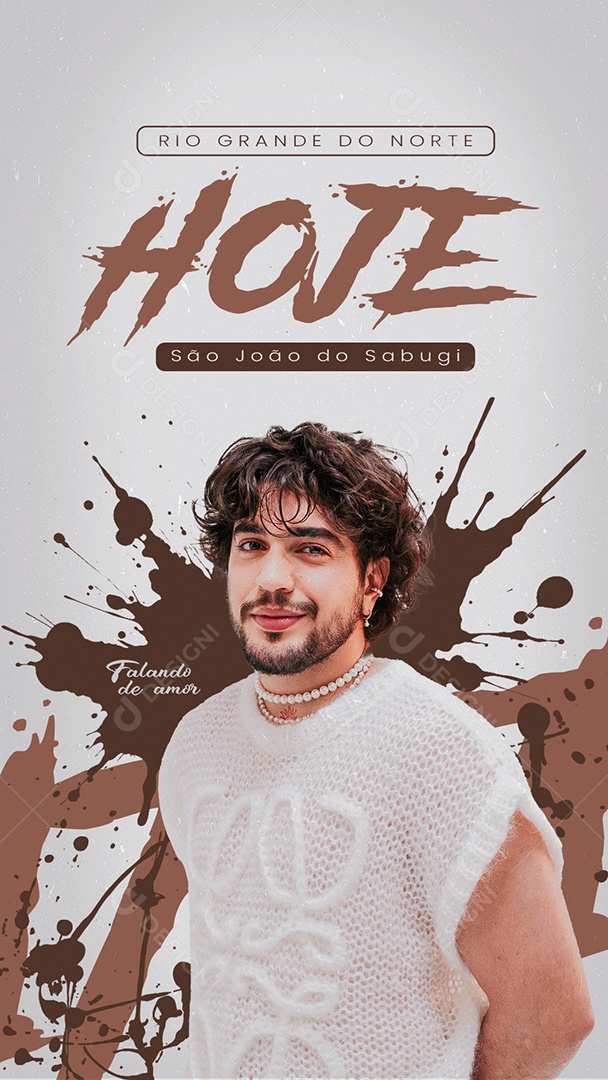 Story Flyer Próximos Shows Hoje Social Media PSD Editável