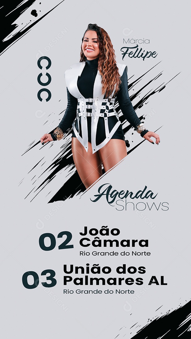 Story Flyer Próximos Shows Agenda Shows Social Media PSD Editável