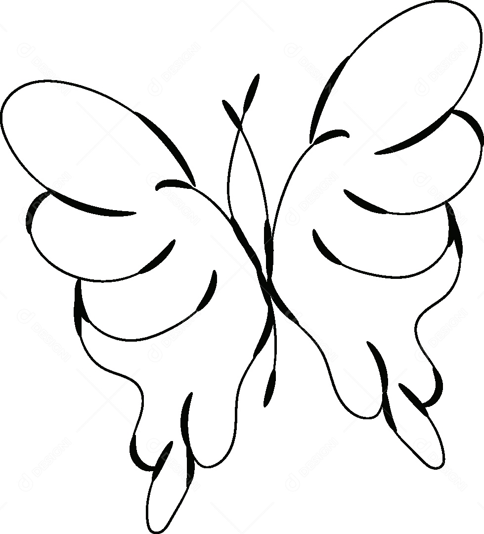 Desenhos Insetos Borboleta Ilustrações Vetores EPS