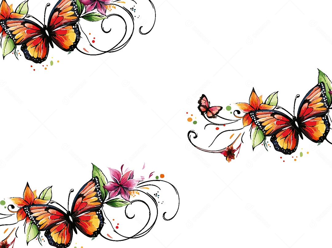 Background Floral Ilustração Vetor EPS