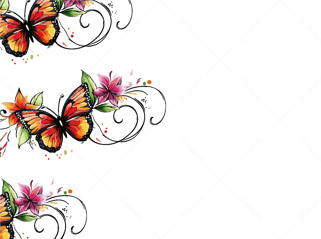 Background Floral Ilustração Vetor EPS