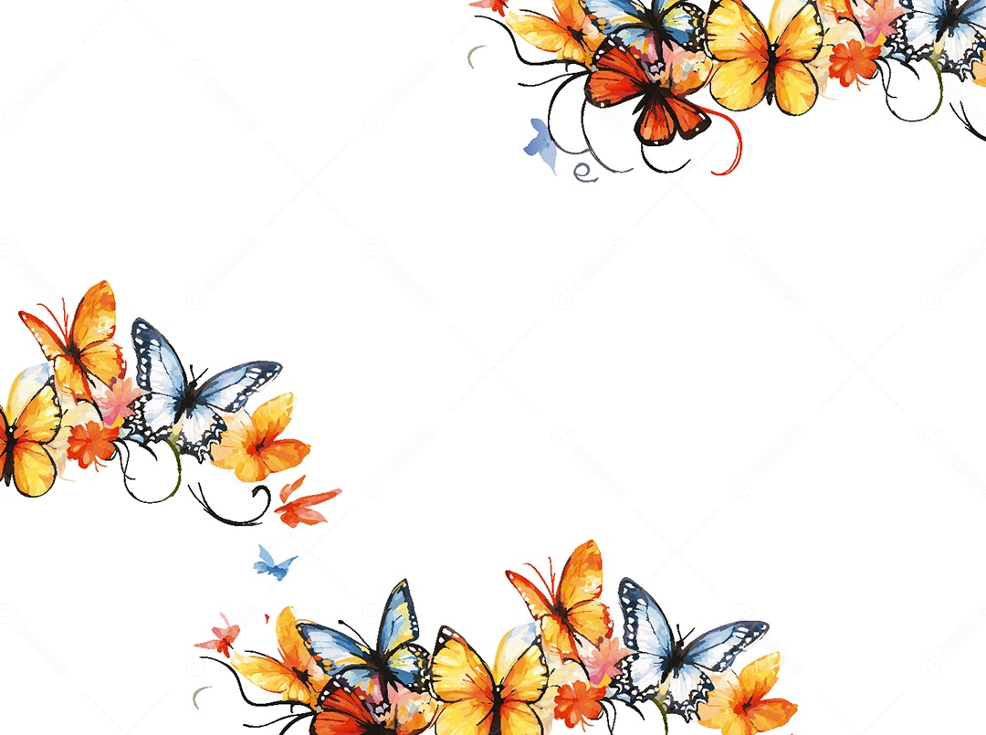 Background Floral Ilustração Vetor EPS