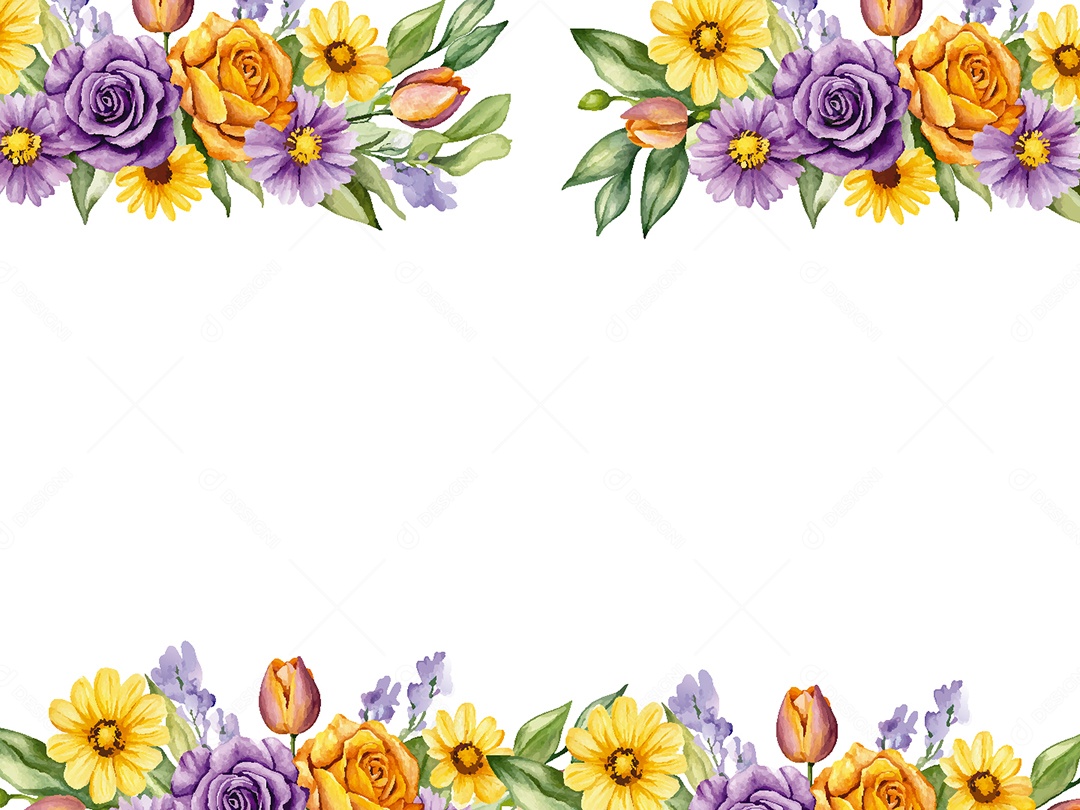 Background Floral Ilustração Vetor EPS