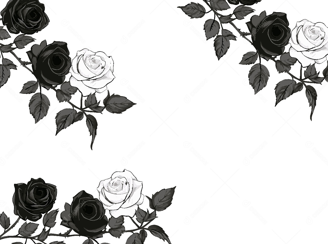 Background Floral Ilustração Vetor EPS