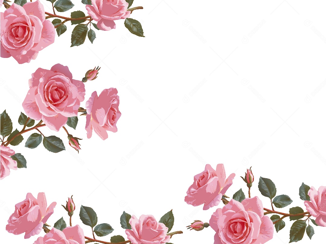 Background Floral Ilustração Vetor EPS