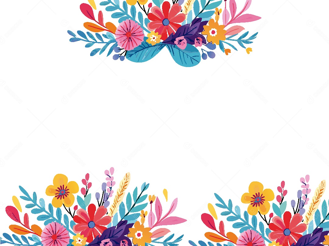 Background Floral Ilustração Vetor EPS