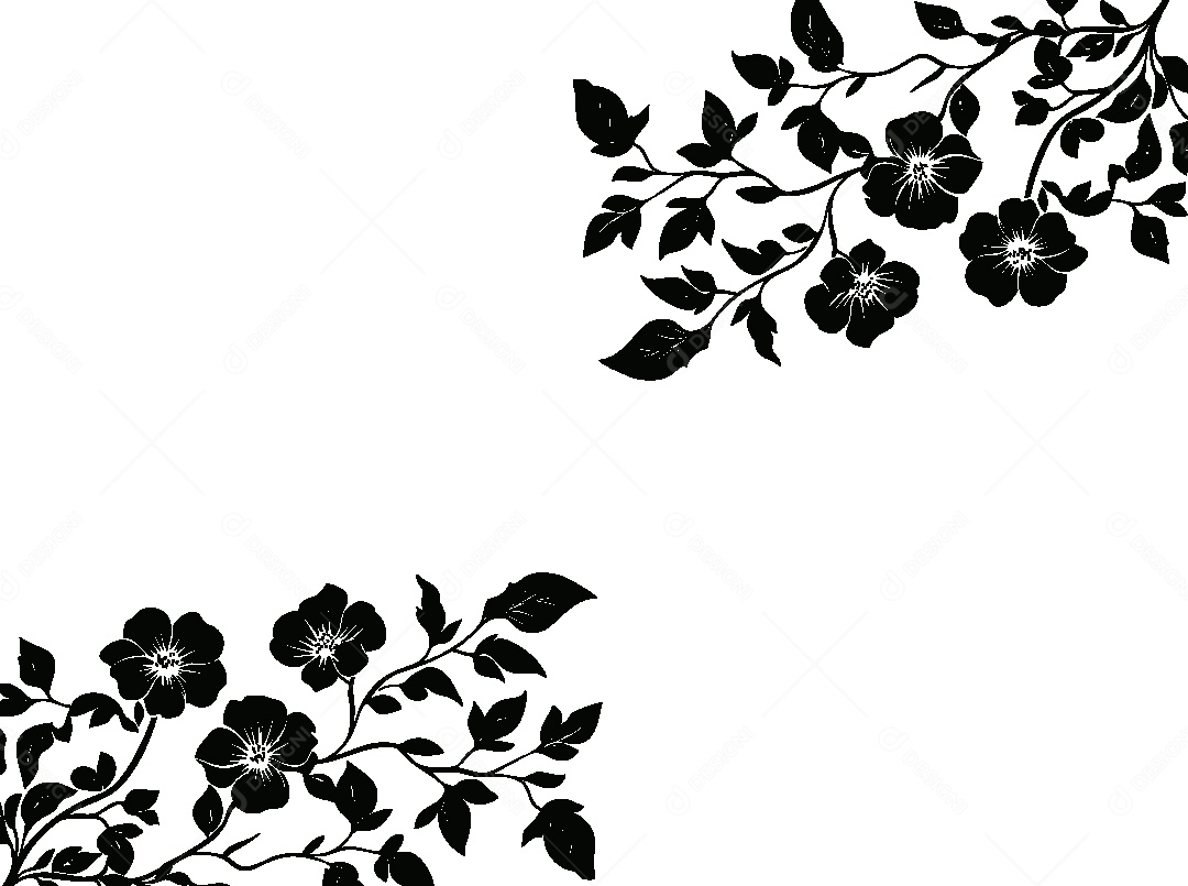 Background Floral Ilustração Vetor EPS