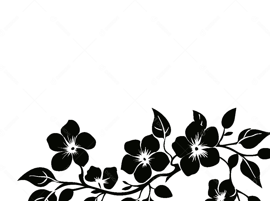 Background Floral Ilustração Vetor EPS