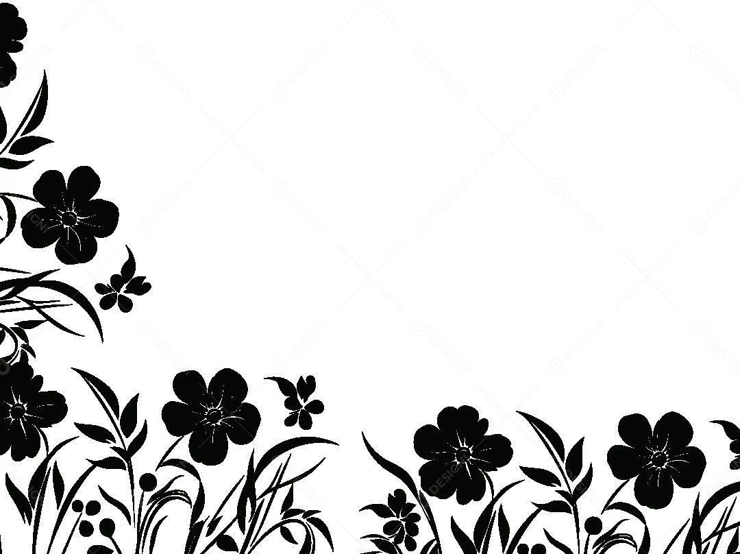 Background Floral Ilustração Vetor EPS