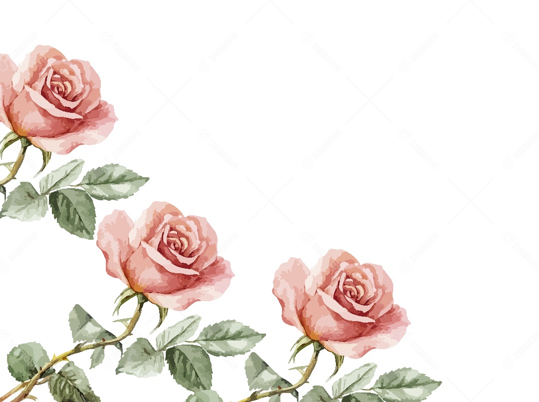 Background Floral Ilustração Vetor EPS