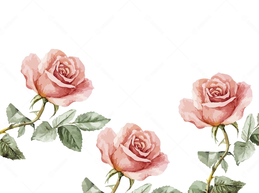 Background Floral Ilustração Vetor EPS