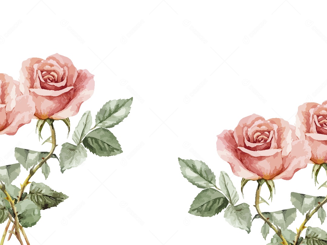 Background Floral Ilustração Vetor EPS