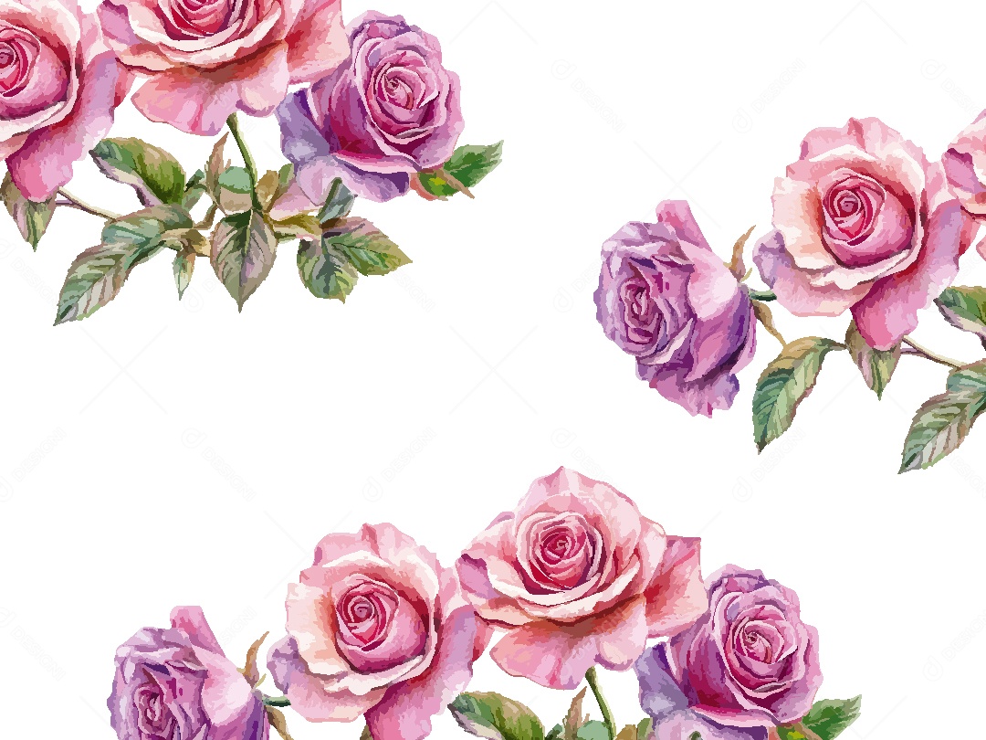 Background Floral Ilustração Vetor EPS