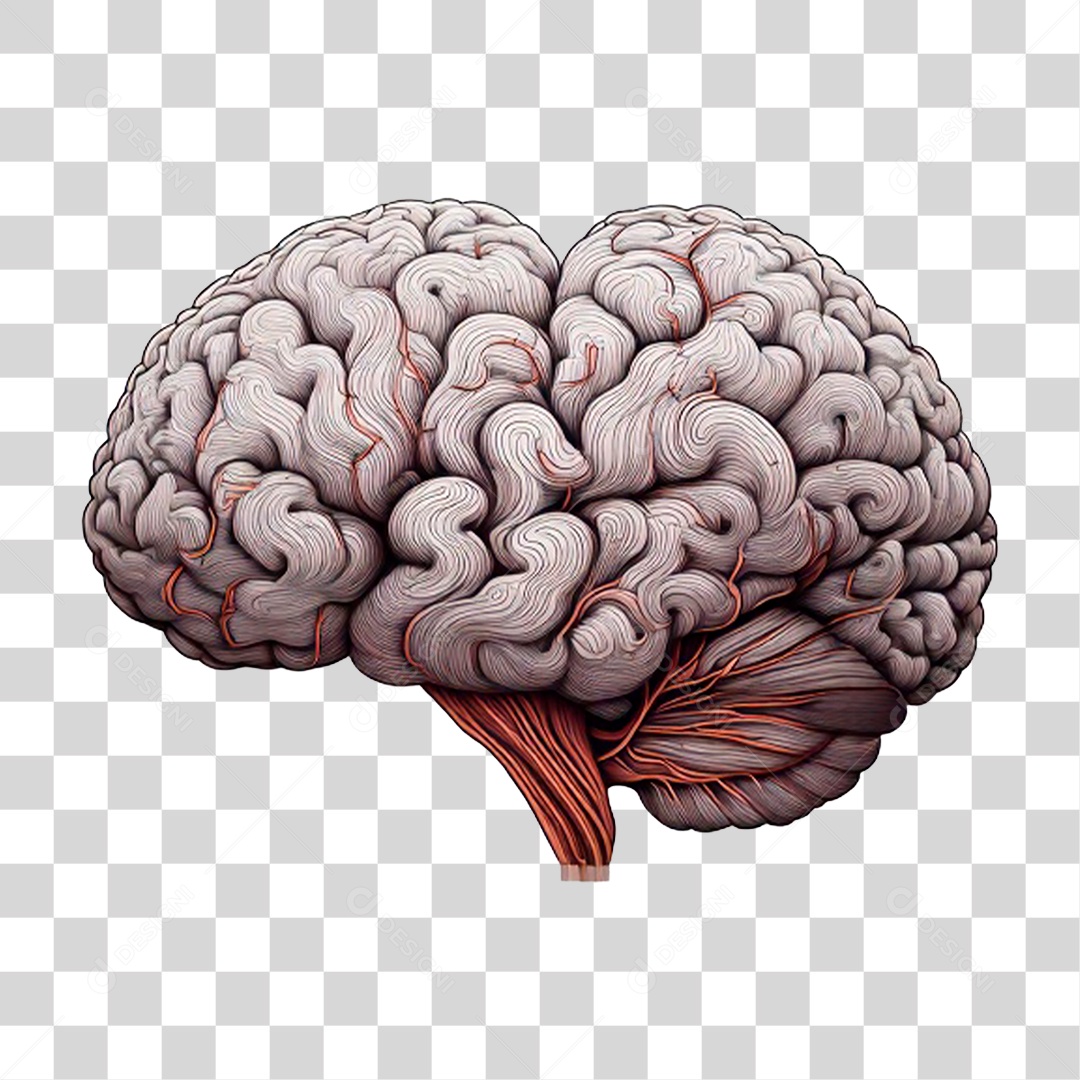 Cérebro Humano PNG Transparente