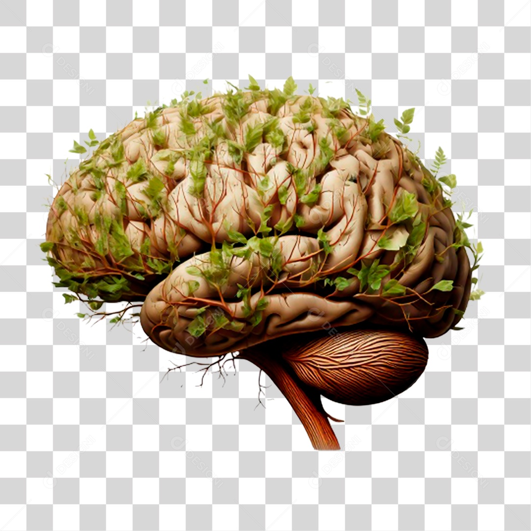 Cérebro Humano PNG Transparente