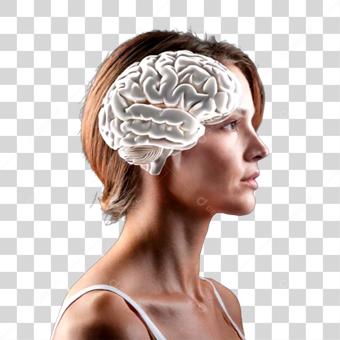 Cérebro Humano PNG Transparente
