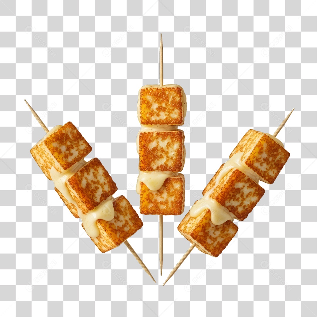 Espetinho de Queijo Churrasco Churrasquinho PNG Transparente