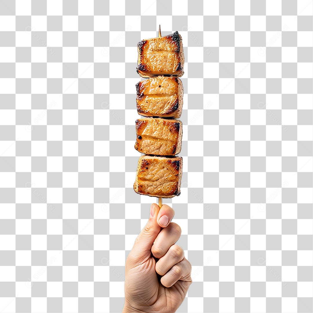 Espetinho de Frango Churrasco Churrasquinho PNG Transparente