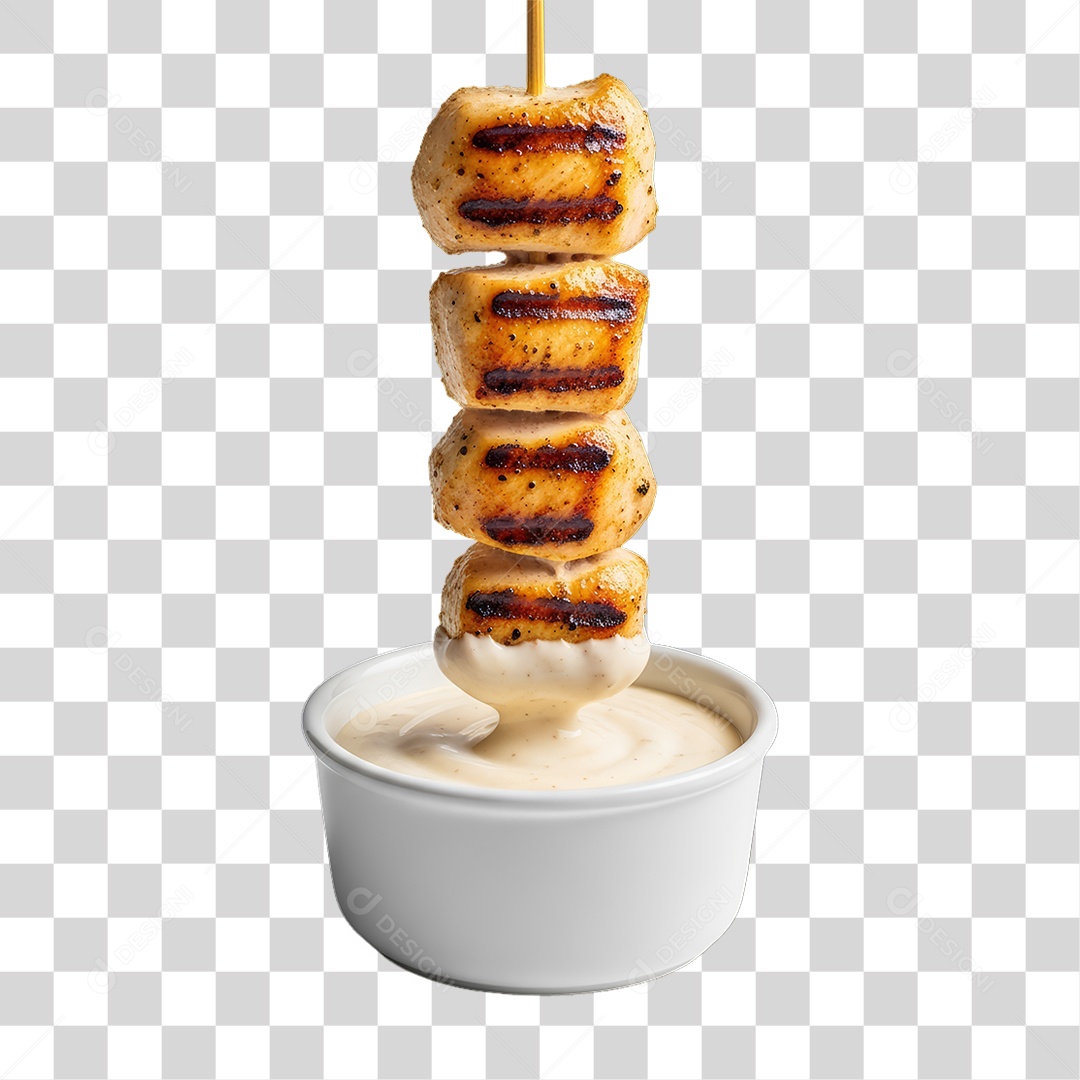 Espetinho de Frango Churrasco Churrasquinho PNG Transparente