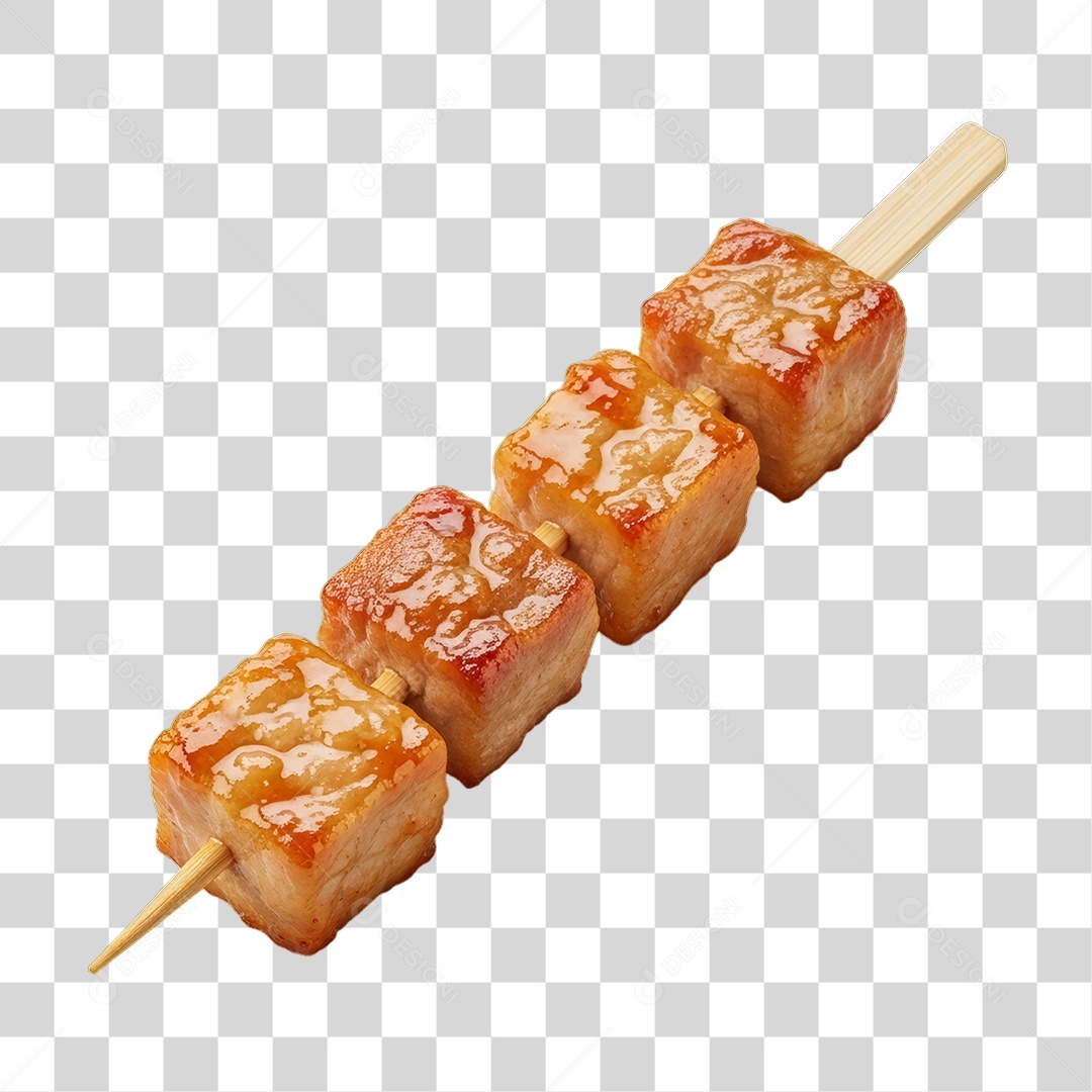 Espetinho de Frango Churrasco Churrasquinho PNG Transparente