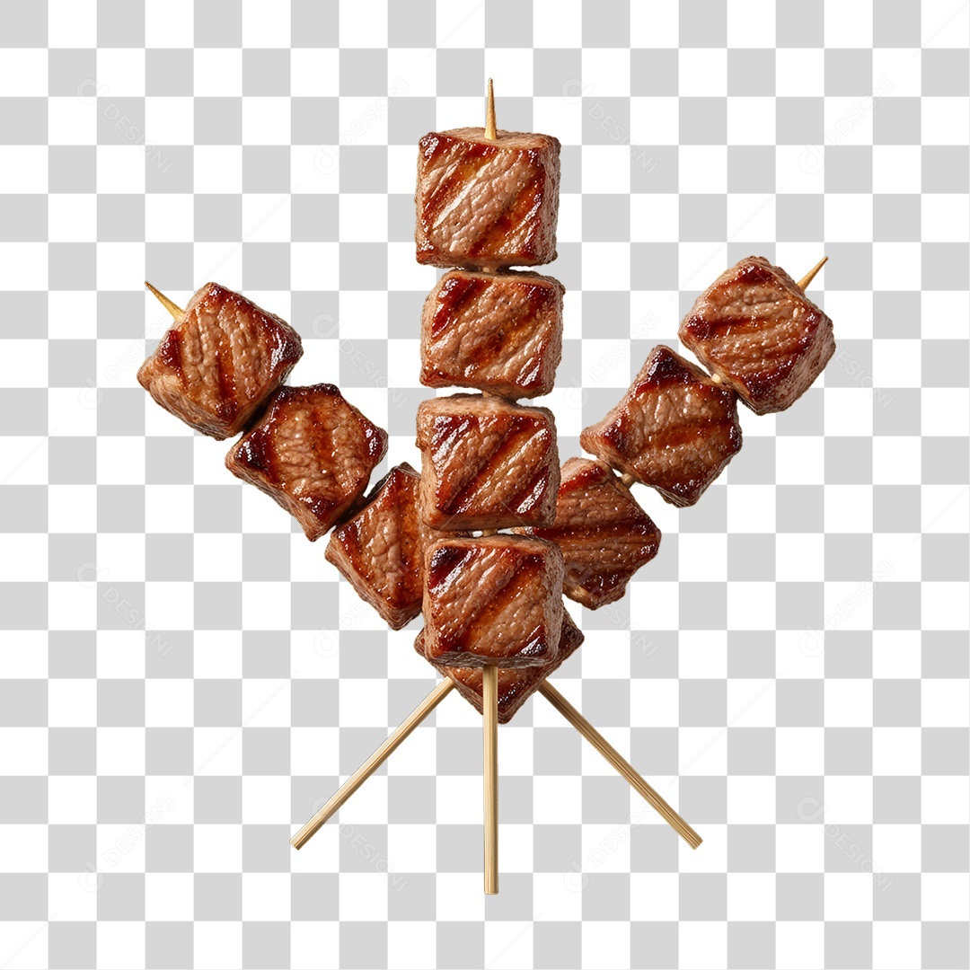 Espetinho Churrasco Churrasquinho PNG Transparente