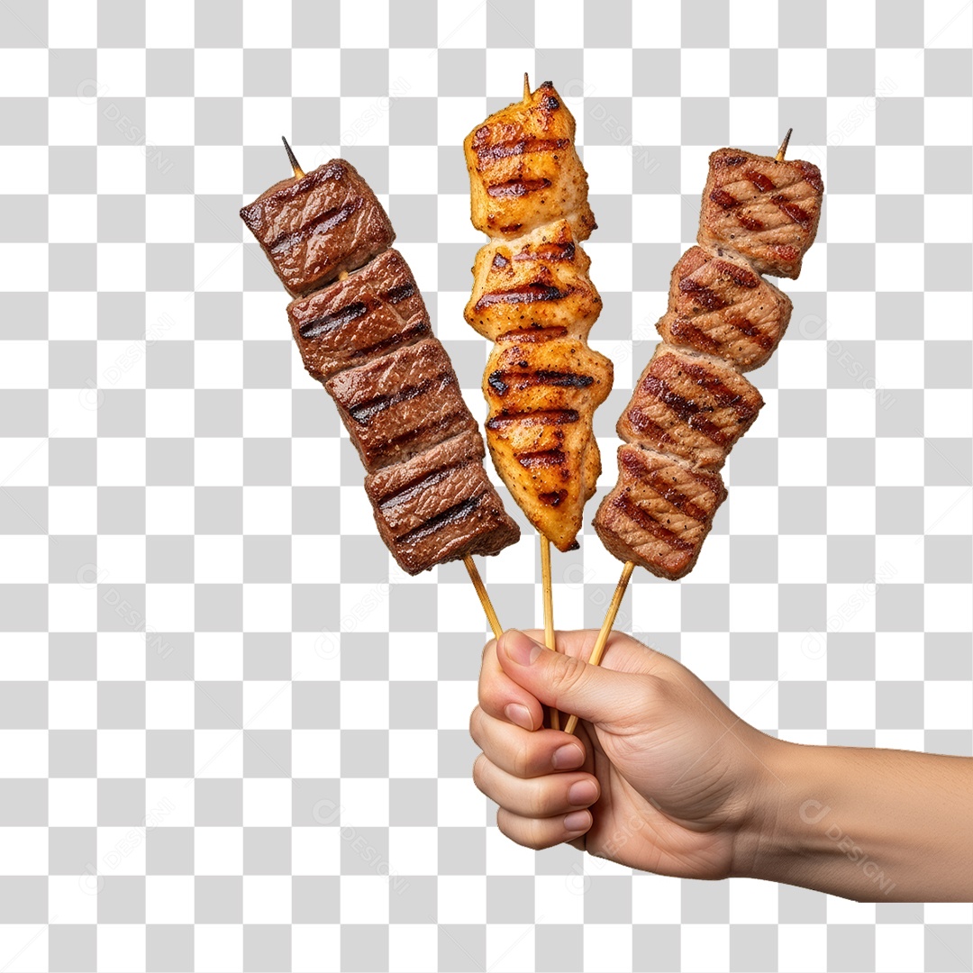 Espetinho Churrasco Churrasquinho PNG Transparente