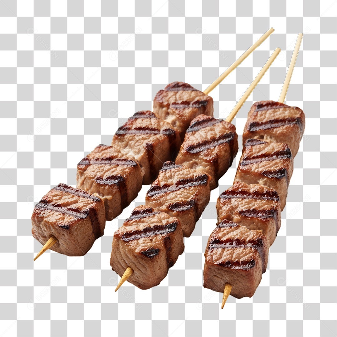 Espetinho Churrasco Churrasquinho PNG Transparente