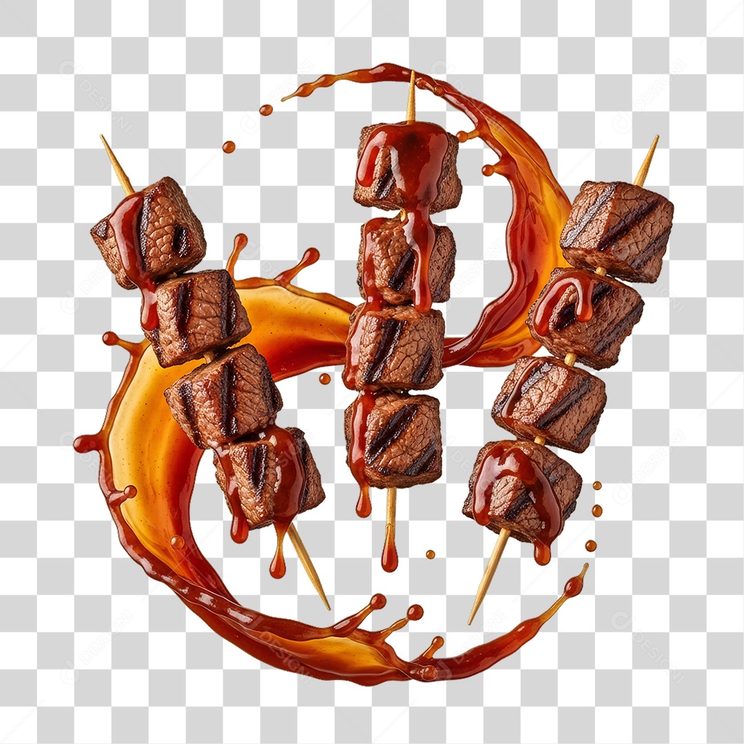Espetinho Churrasco Churrasquinho PNG Transparente