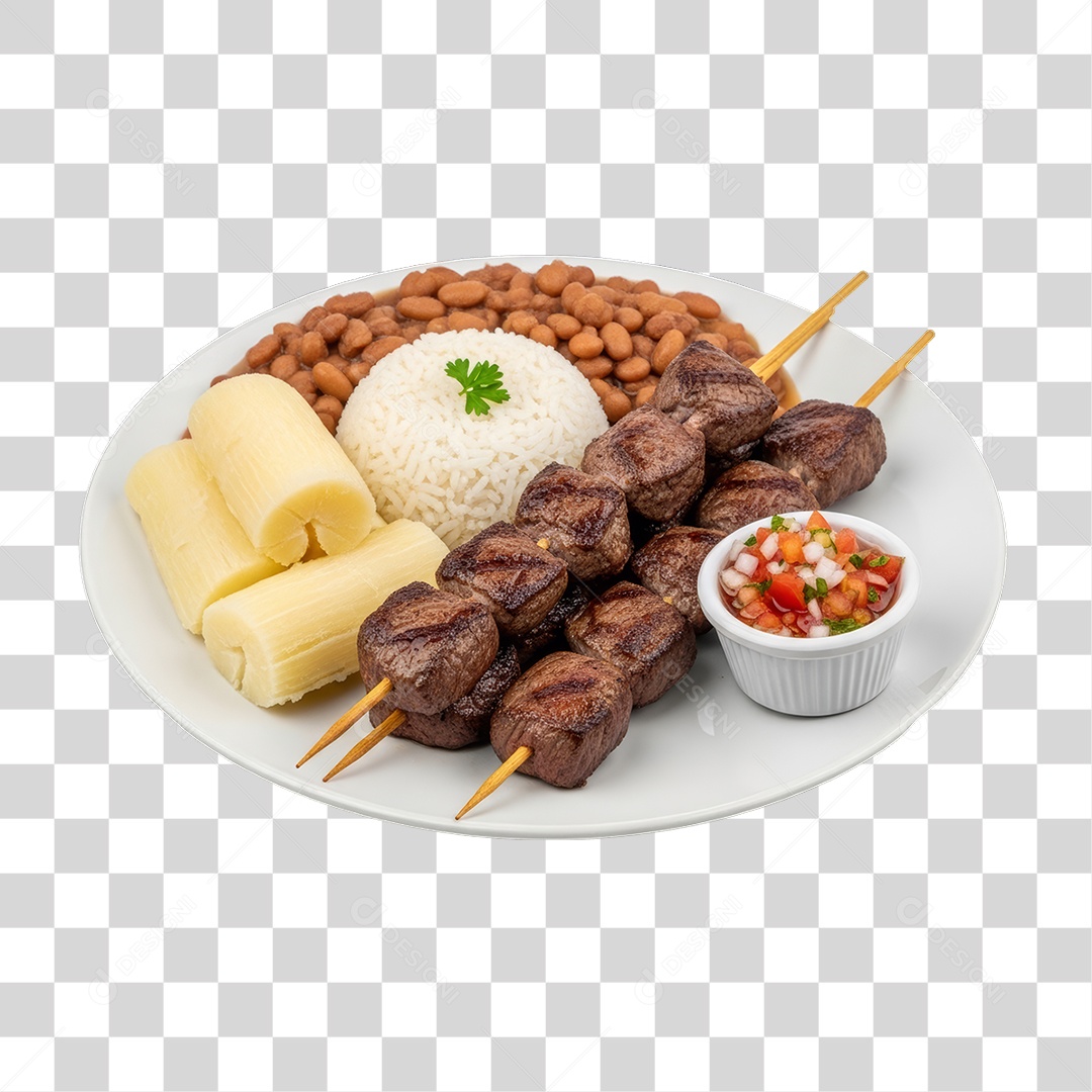 Espetinho Churrasco Churrasquinho PNG Transparente