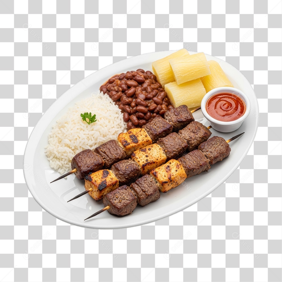 Espetinho Churrasco Churrasquinho PNG Transparente