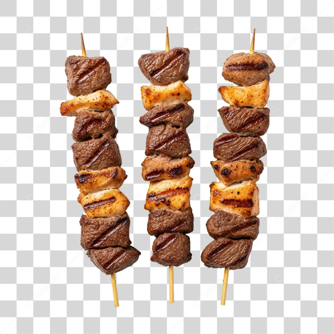 Espetinho Churrasco Churrasquinho PNG Transparente