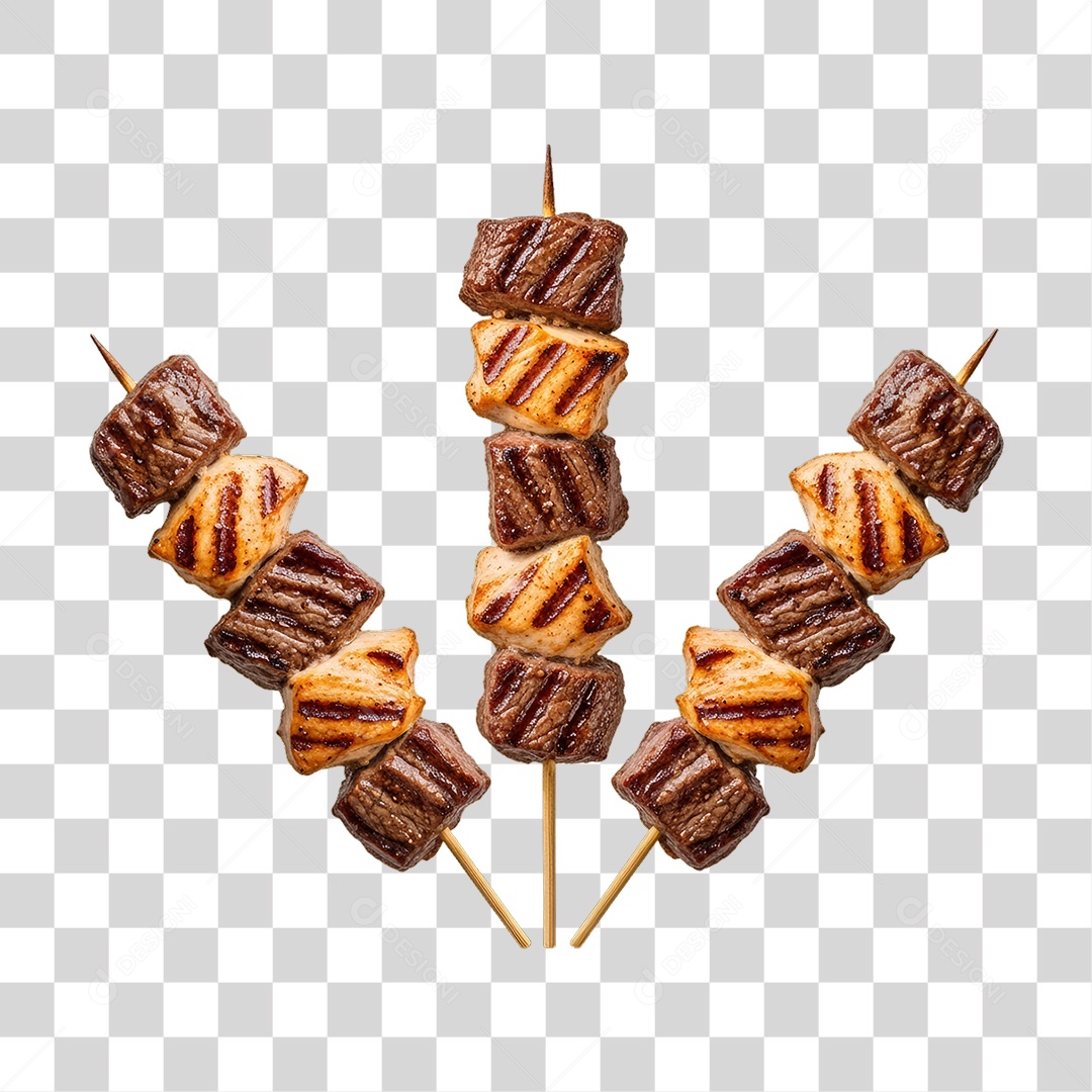 Espetinho Churrasco Churrasquinho PNG Transparente