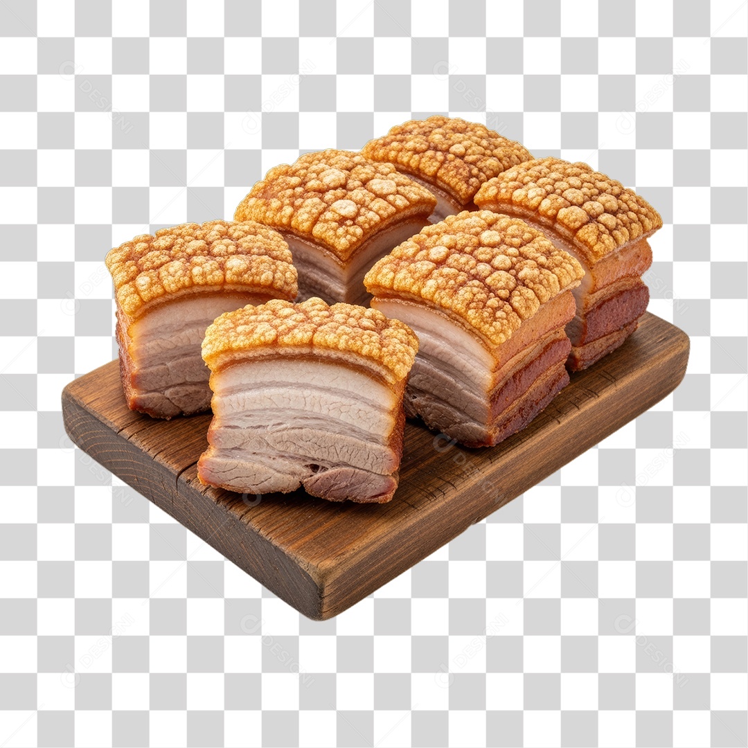 Porção de Lombo com Complementos PNG Transparente