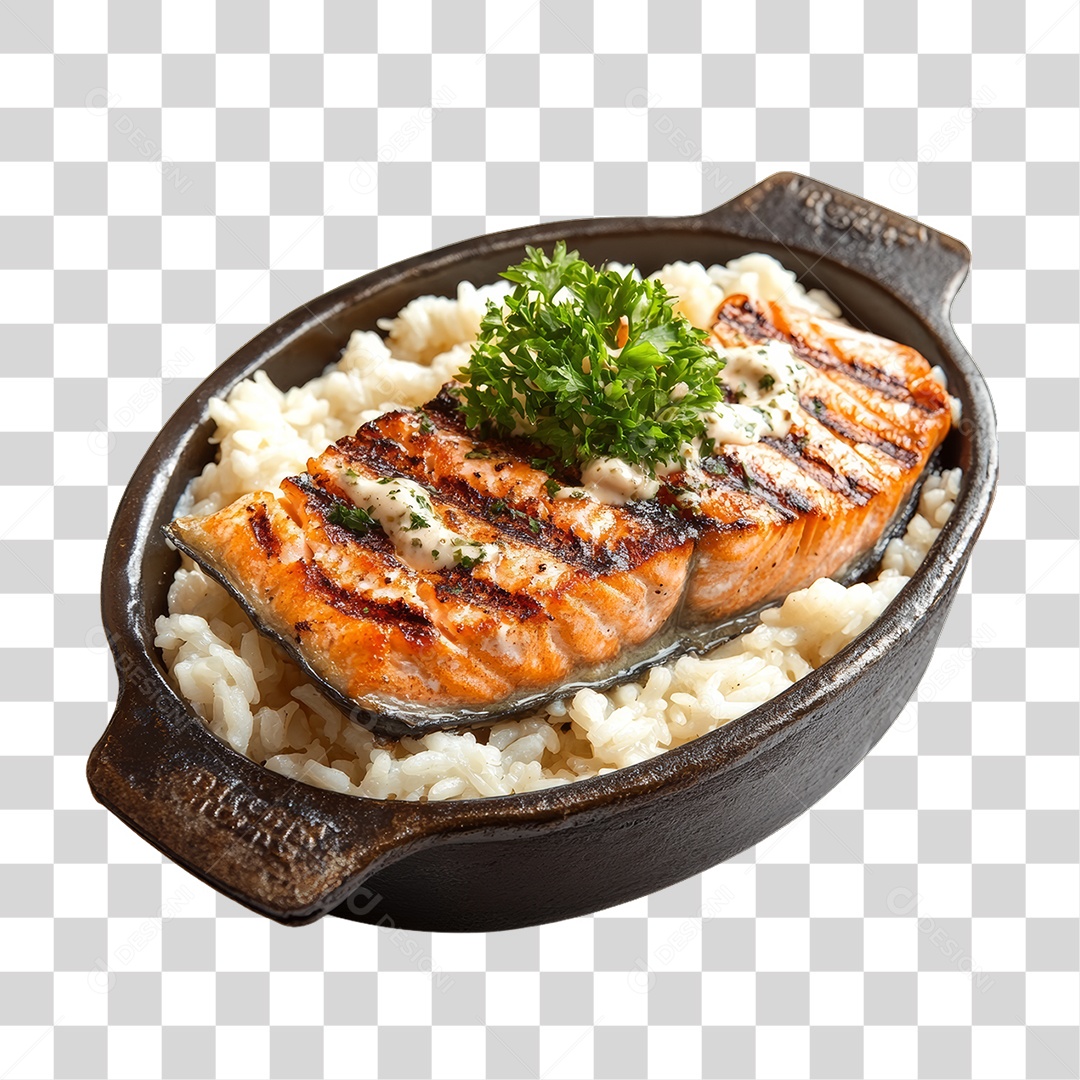 Porção Filé de Peixe PNG Transparente