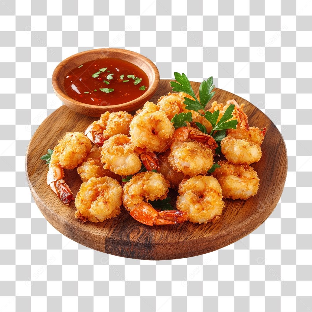 Porção de Camarão PNG Transparente