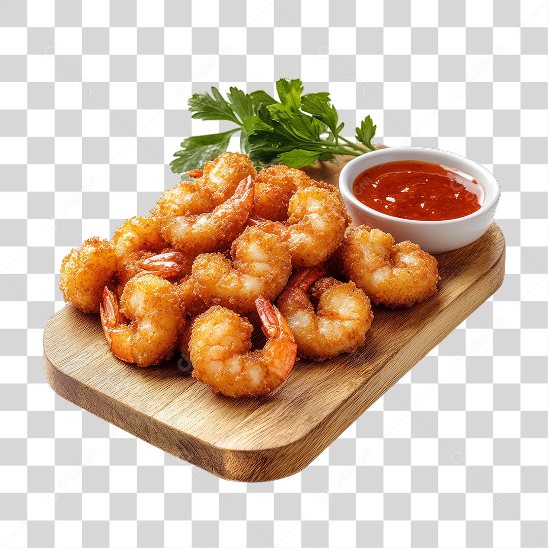Porção de Camarão PNG Transparente