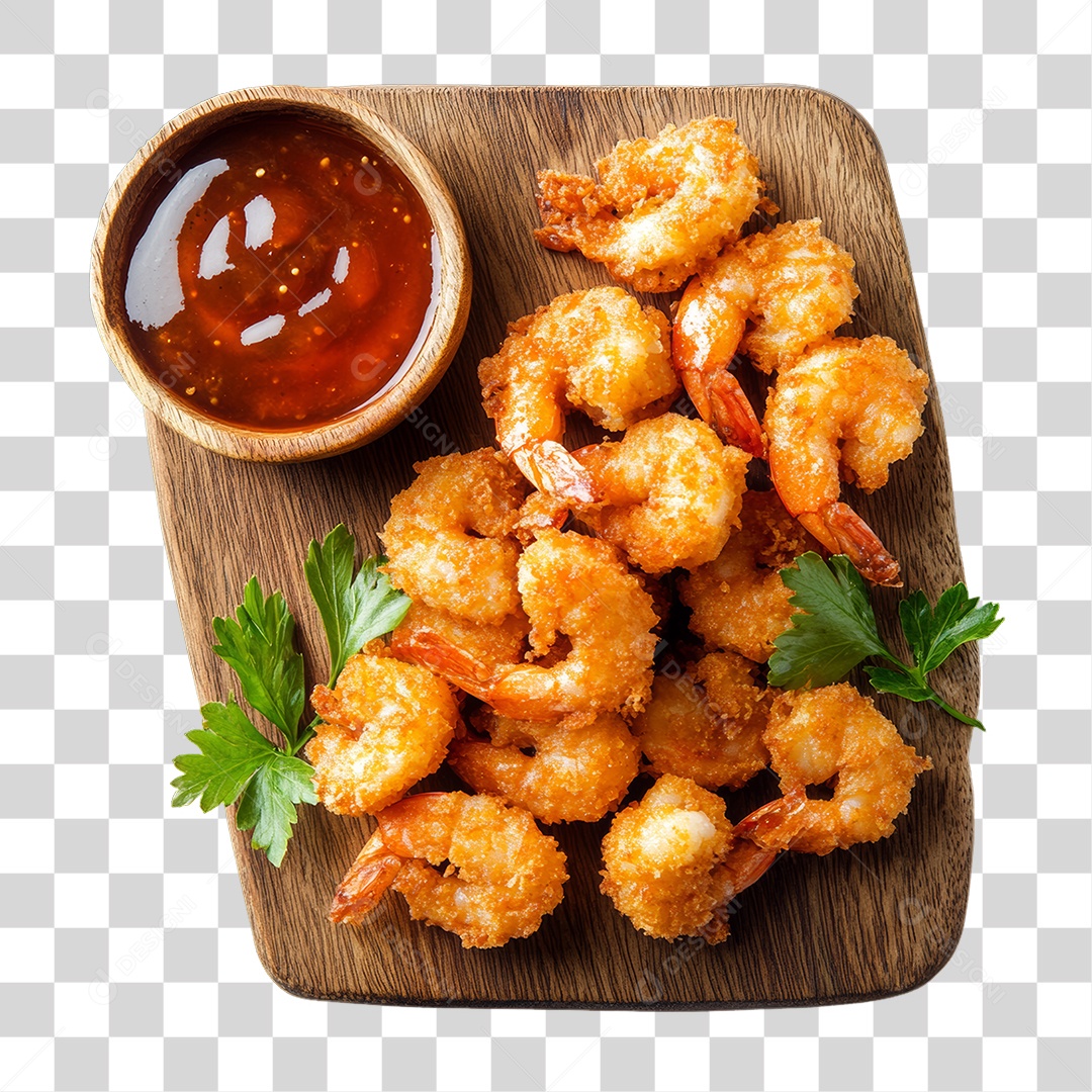 Porção de Camarão PNG Transparente