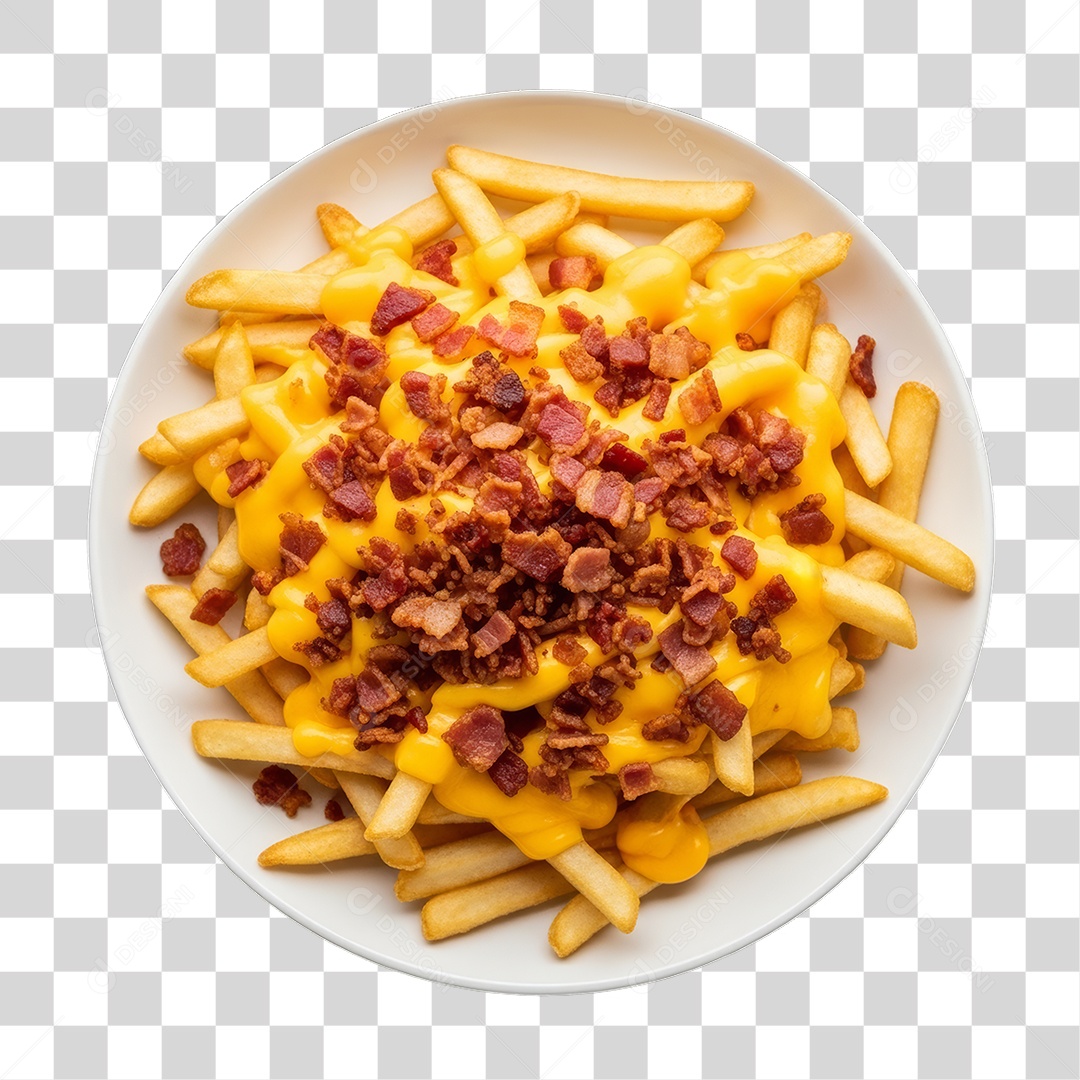Porção de Batatas PNG Transparente