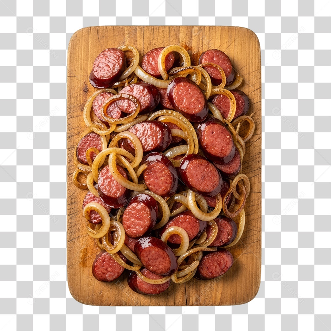 Porção de Calabresa PNG Transparente