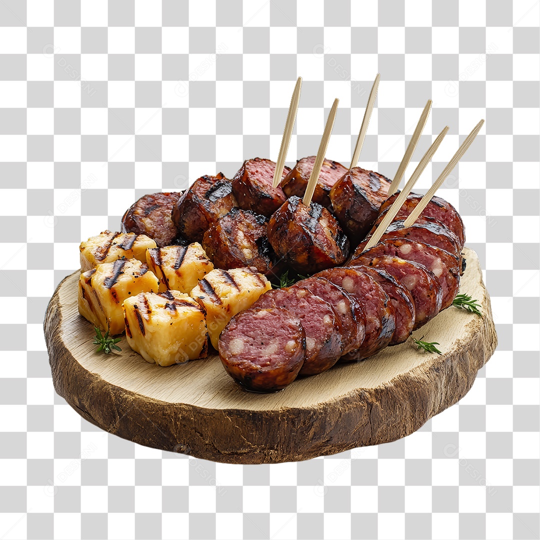 Porção de Calabresa PNG Transparente