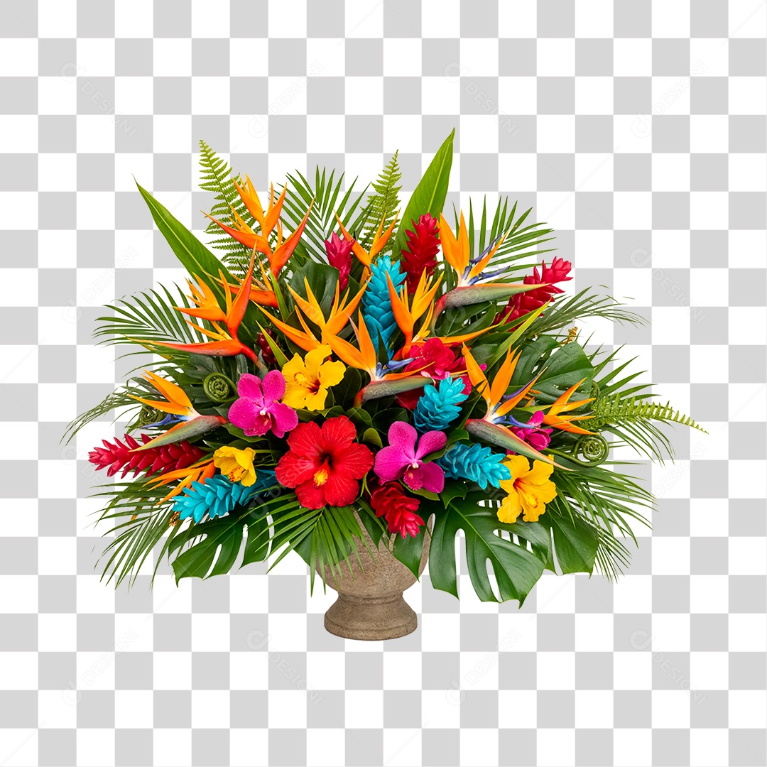 Vaso de Flores PNG Transparente