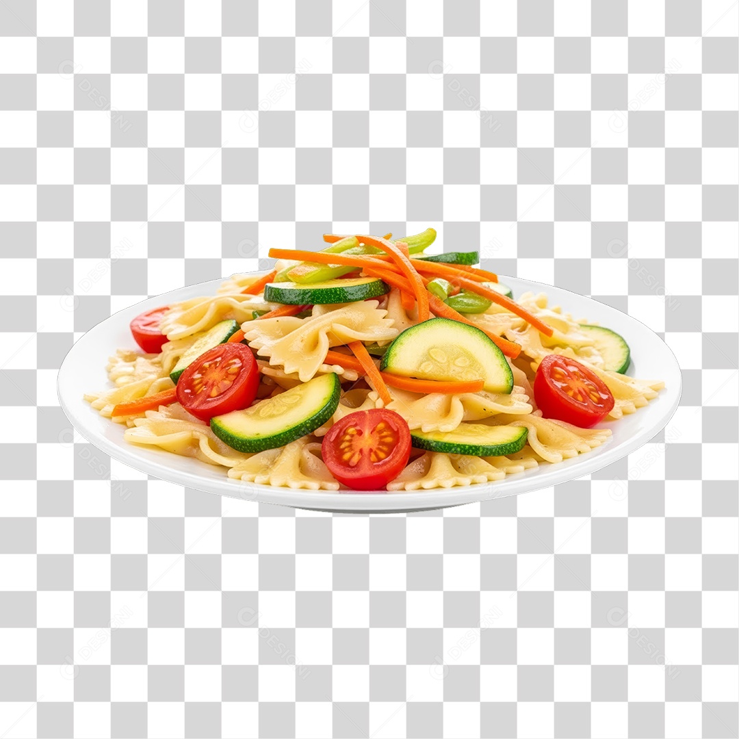 Prato de Macarrão Variado PNG Transparente