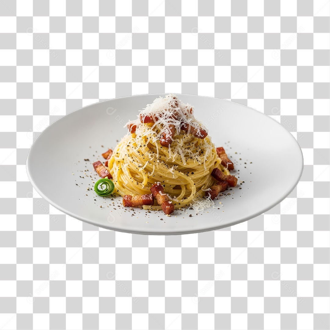 Prato de Macarrão Variado PNG Transparente