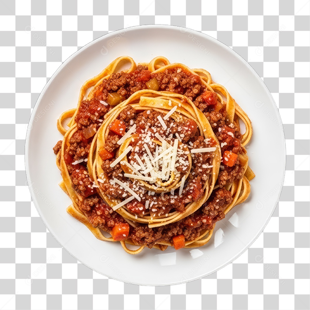 Prato de Macarrão Variado PNG Transparente